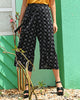 Calça Pantacourt Estampada
