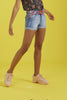 Shorts Jeans com barra Dobrada